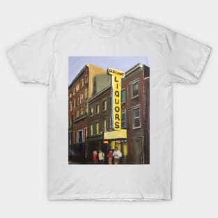 New York, Yellow Sign T-Shirt